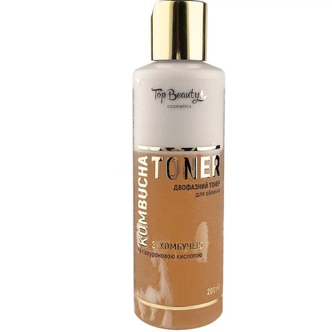 Тонер зволожуючий, двофазна для обличчя з комбучею Top Beauty Kombucha Toner TB-KWF-3628 фото