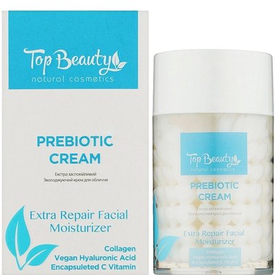 Крем для обличчя екстразаспокійливий зволожуючий Top Beauty Prebiotic Cream з пребіотиком TB-PC-2424 фото
