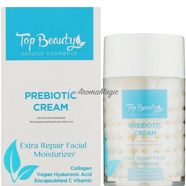 Крем для обличчя екстразаспокійливий зволожуючий Top Beauty Prebiotic Cream з пребіотиком TB-PC-2424 фото