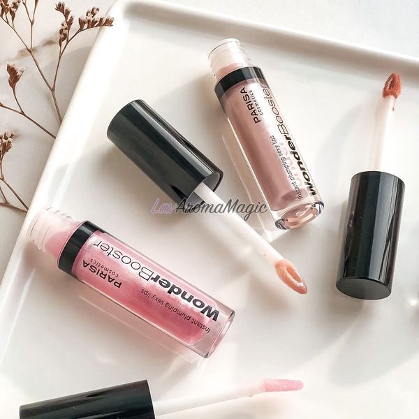 Блеск-плампер для губ с эффектом увеличения объема Parisa Cosmetics Plumping Lip Gloss Wonder Booster, Rose Diamond PCWB-0202-RD фото