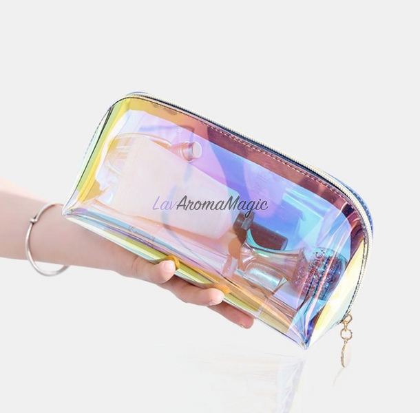 Лазерна косметичка Makeup Bag Colorful Laser CASE-MKBCL фото