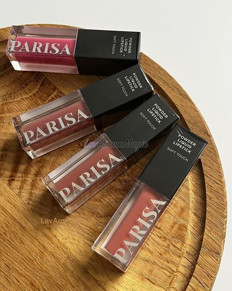 Матовая жидкая помада для губ с пудровым эфектом Parisa Cosmetics Powder Liquid Lipstick, Pink Nude PCPLL-0101 фото