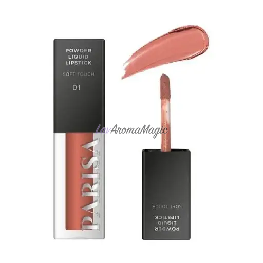 Матовая жидкая помада для губ с пудровым эфектом Parisa Cosmetics Powder Liquid Lipstick, Pink Nude PCPLL-0101 фото