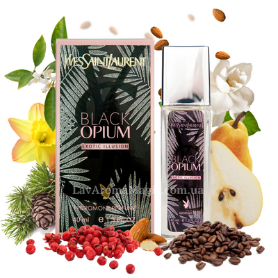 Yves Saint Laurent Black Opium Exotic Illusion Pheromone Parfum (Ів Сен Лоран Блек Опіум Екзотік Іллусіон) YSL-3960 фото