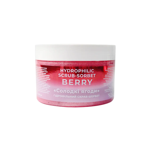 Гідрофільний скраб-щербет для тіла з ароматом ягід Top Beauty Hydrophilic Scrub-sorbet Berry TBHS-3021 фото