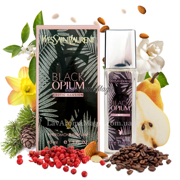 Yves Saint Laurent Black Opium Exotic Illusion Pheromone Parfum (Ів Сен Лоран Блек Опіум Екзотік Іллусіон) YSL-3960 фото