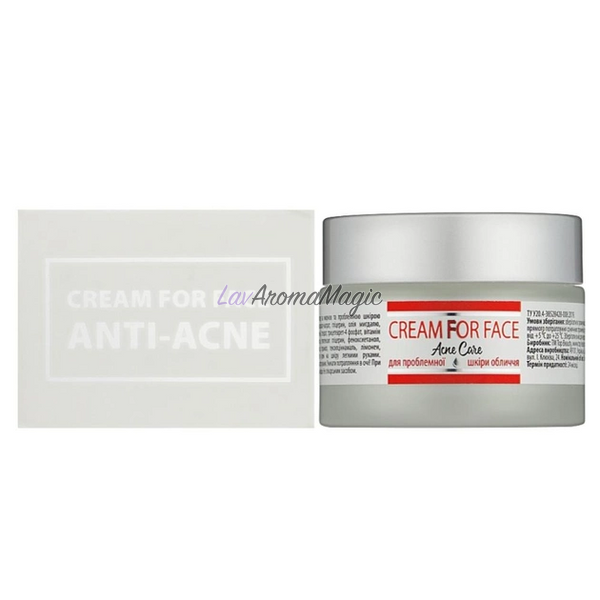 Крем для проблемної шкіри обличчя Top Beauty Cream For Face Anti Acne TBC-4830 фото