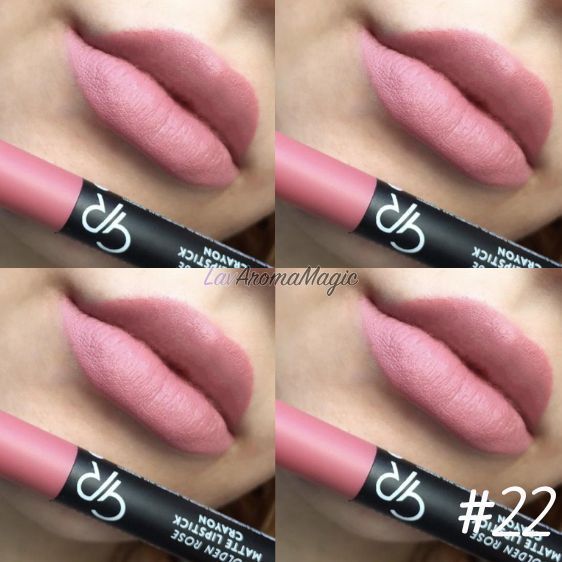 Помада-олівець для губ Golden Rose Matte Crayon Lipstick, #22 GRMCL-2222 фото