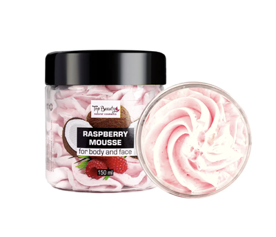 Баттер-Суфле для тіла та обличчя (Малина) Top Beauty Raspberry Mousse TB-MM-1485 фото