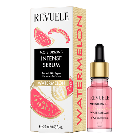 Зволожуюча сироватка для обличчя Revuele Moisturizing Intense Serum Watermelon з екстрактом кавуна RMIS-1010 фото