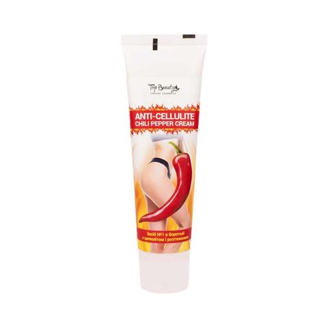 Антицелюлітний крем Top Beauty Anti-cellulite Chili Pepper Cream TB-3948 фото