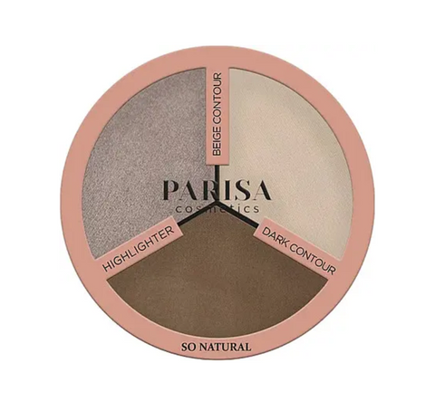 Палетка для контуринга Parisa Cosmetics So Natural, 01 PCSN-4928 фото