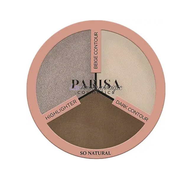 Палетка для контуринга Parisa Cosmetics So Natural, 01 PCSN-4928 фото