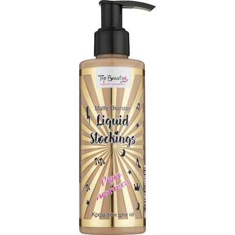 Рідкі панчохи Top Beauty крем-тон для ніг Matte Bronzer Liquid Stockings TB-R-3829 фото