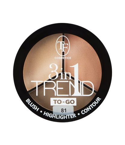 Палетка для контурингу обличчя Triumph Trend To-Go Face Contouring Palette, 81 TTFCP-81 фото