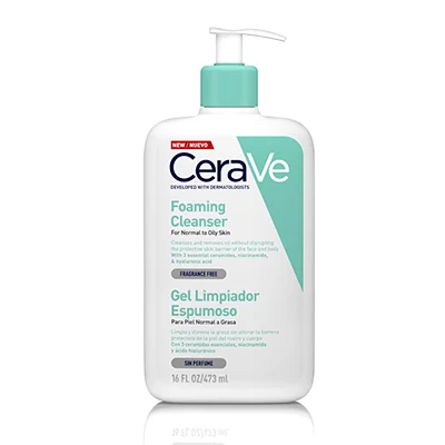 Интенсивно очищающий гель для лица и тела CeraVe Foaming Cleanser CFC-3283 фото